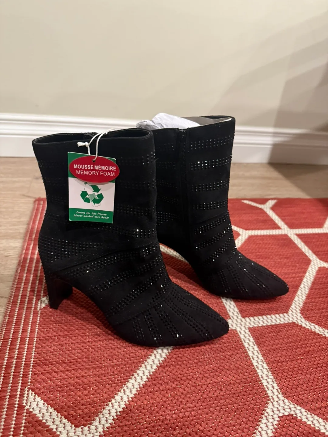 Rhinestone Ankle size Boots image indicator(2)