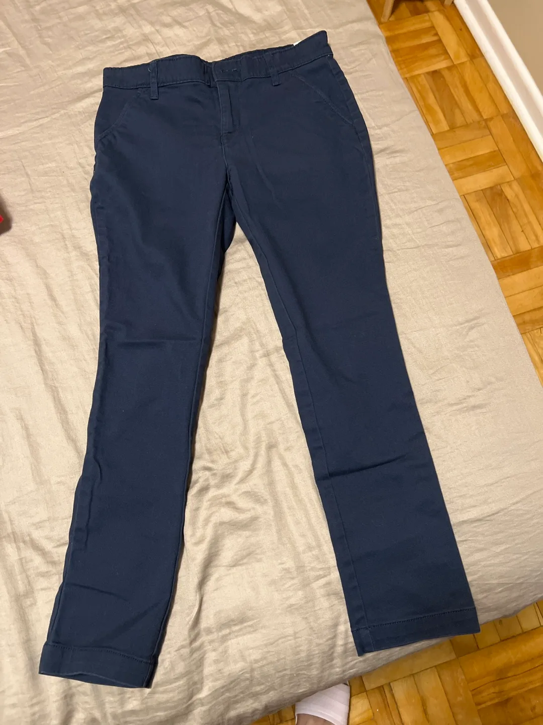 Old Navy Navy Blue Skinny Stretch Pants - Size 12 thumbnail