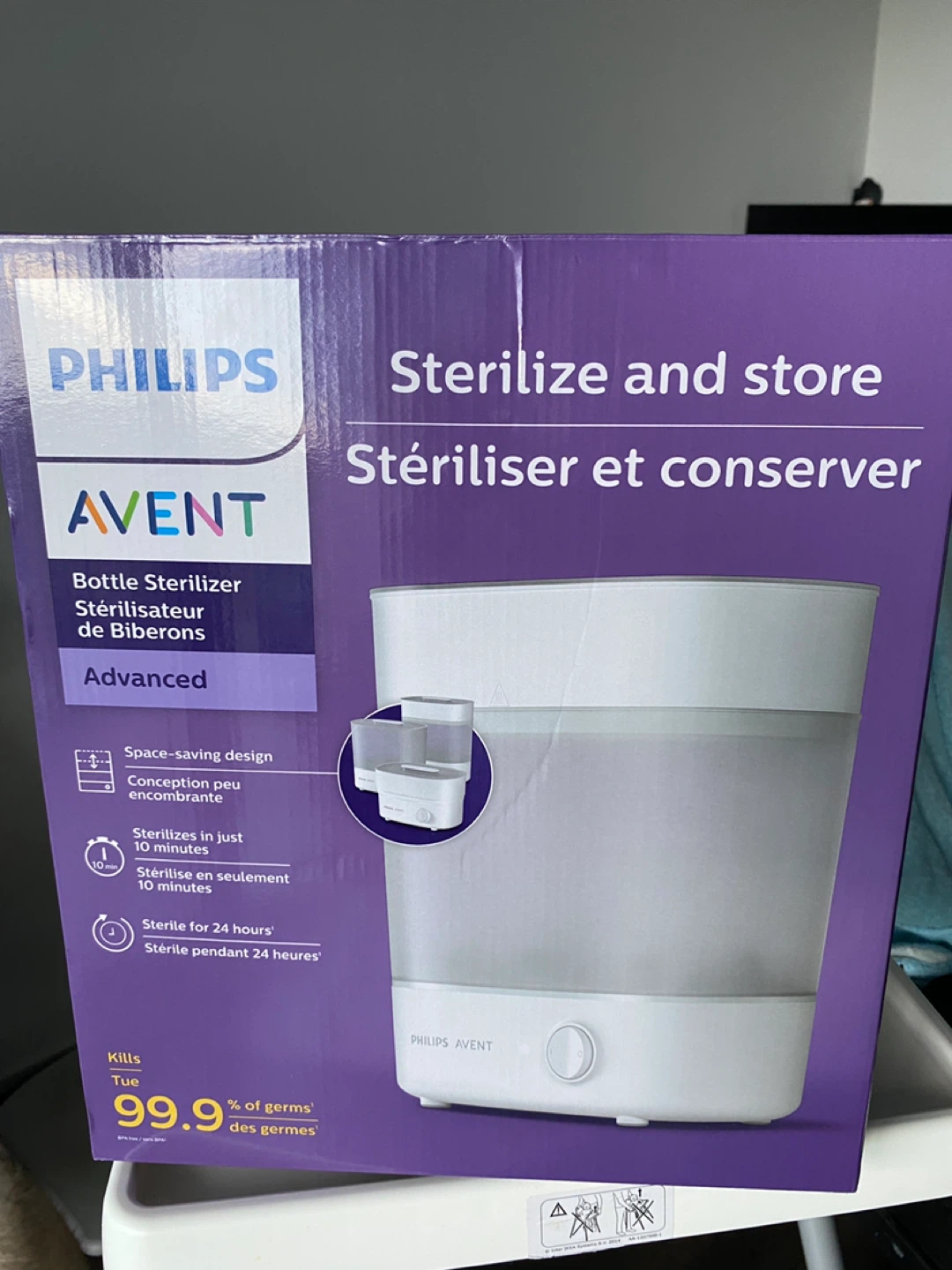 Philips Avent Bottle Sterilizer - Like New!