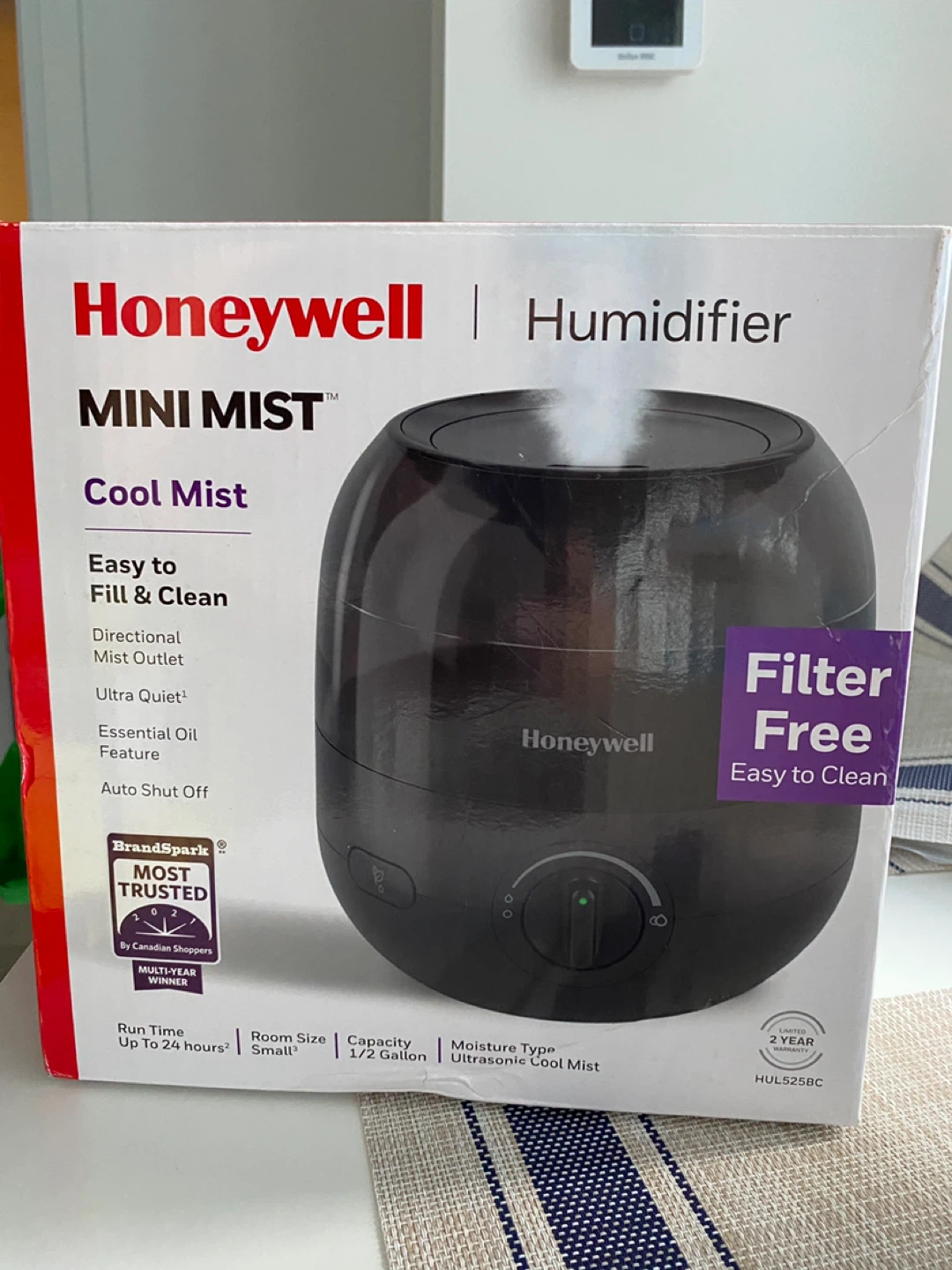 Honeywell Mini Mist Cool Mist Humidifier - photo 2