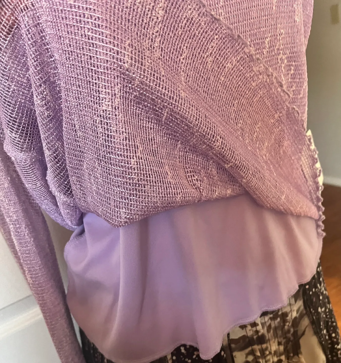 Mario Serrani Lavender Top size medium/ large image indicator(4)