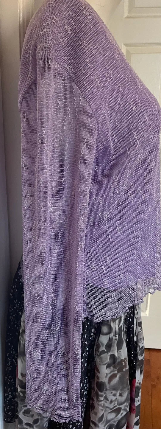 Mario Serrani Lavender Top size medium/ large image indicator(3)