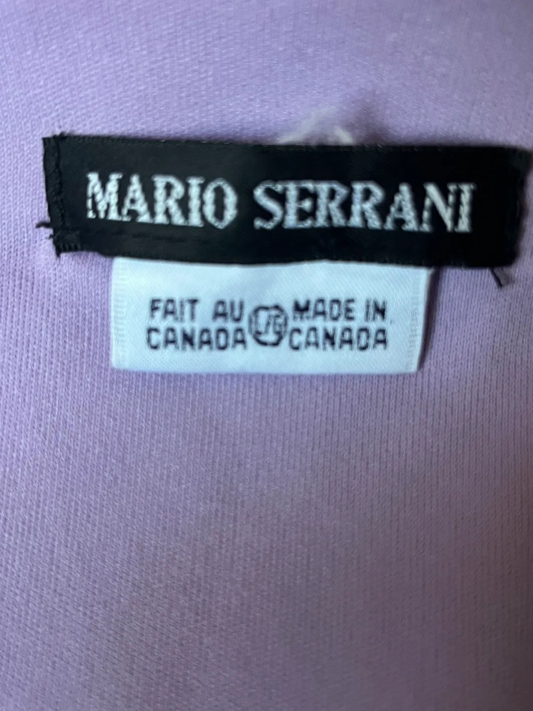 Mario Serrani Lavender Top size medium/ large thumbnail