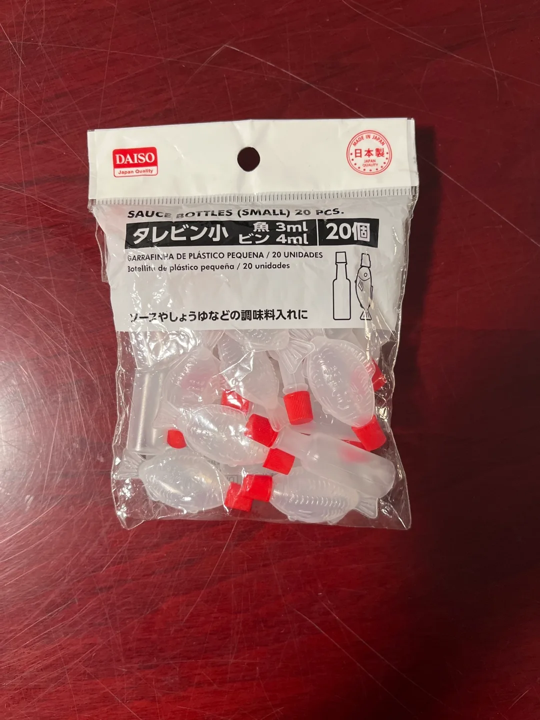 Daiso Sauce Bottles (Small) - 20 pcs thumbnail