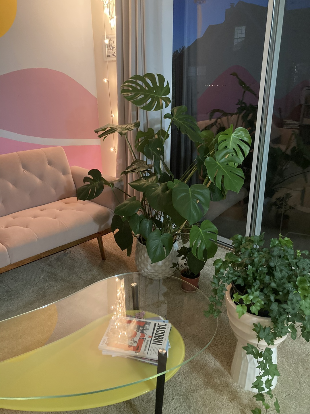 Pink Tufted Sofa - photo 4