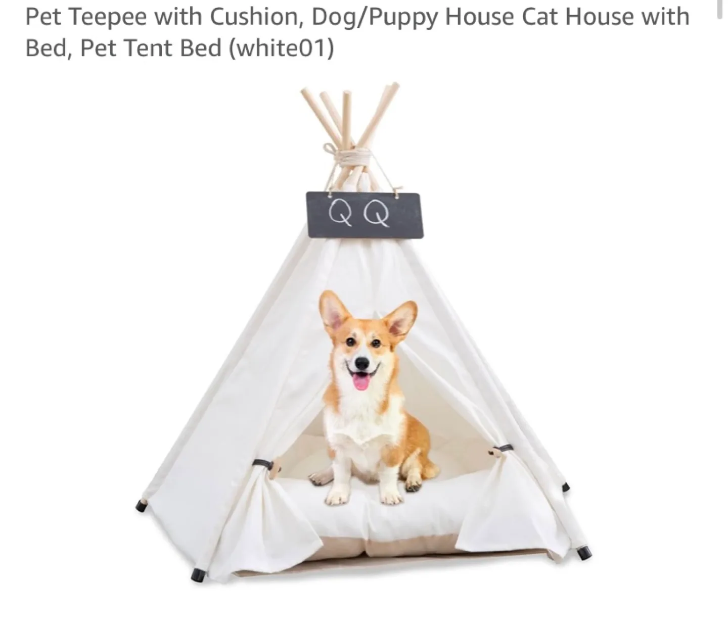 New Dog / Cat Teepee Tent House thumbnail
