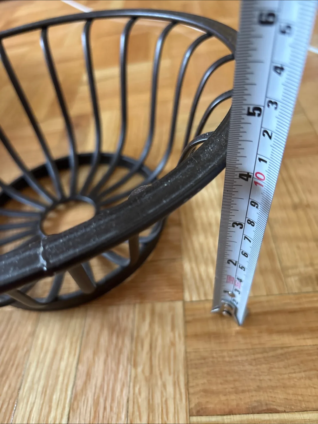 Metal Fruit Bowl - Black, 10 inch diameter image indicator(4)