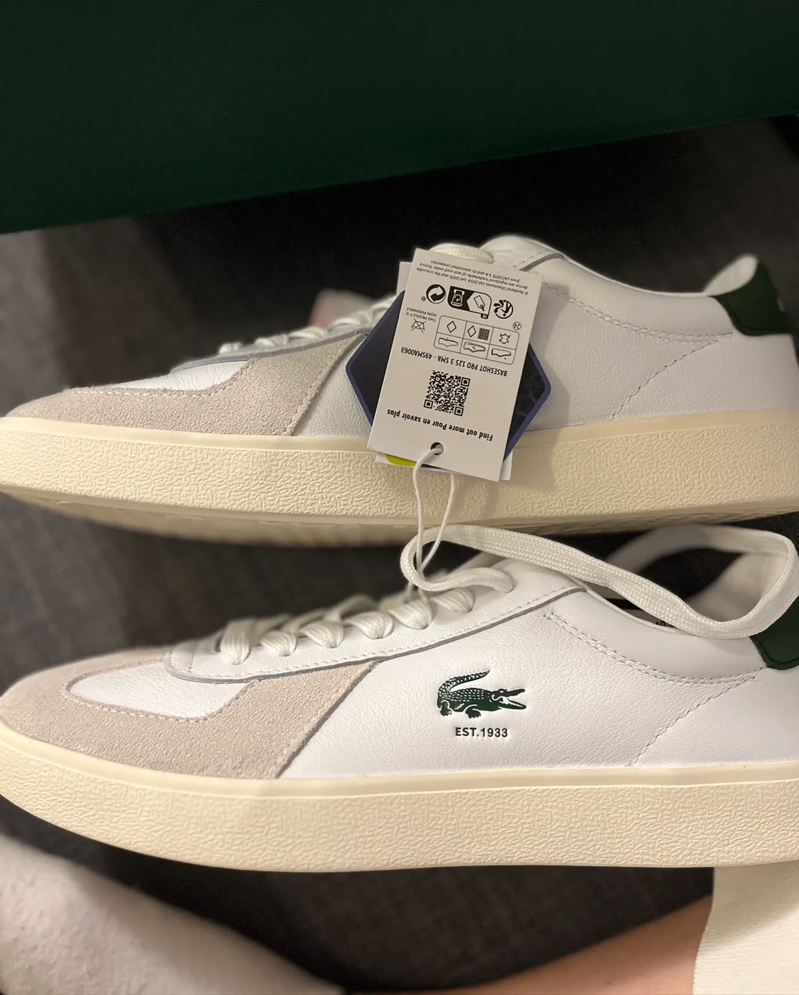 Lacoste Ballshot Pro 125 1 SMA White Sneakers image indicator(3)