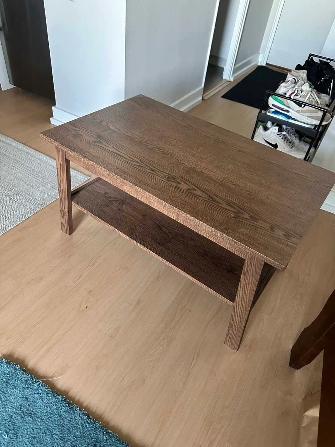 Brown Wood Coffee Table for living room