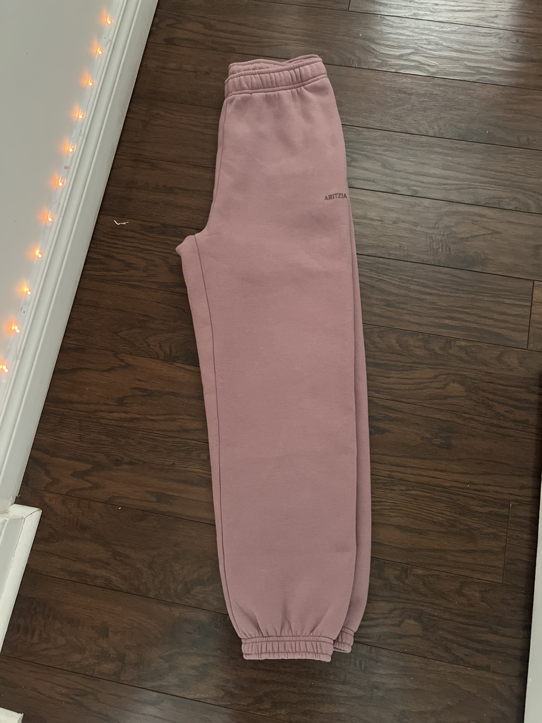 Aritzia TNA Cozy Fleece Mega Sweatpants - Mauve