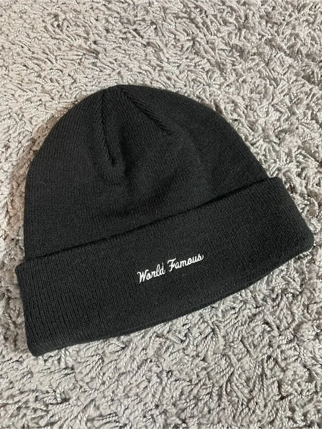 2018FW Supreme x New Era Box Logo Beanie Black image indicator(2)