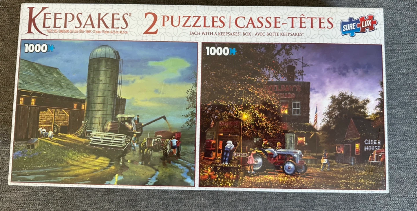 Brand New 2x 1000 Piece Puzzles