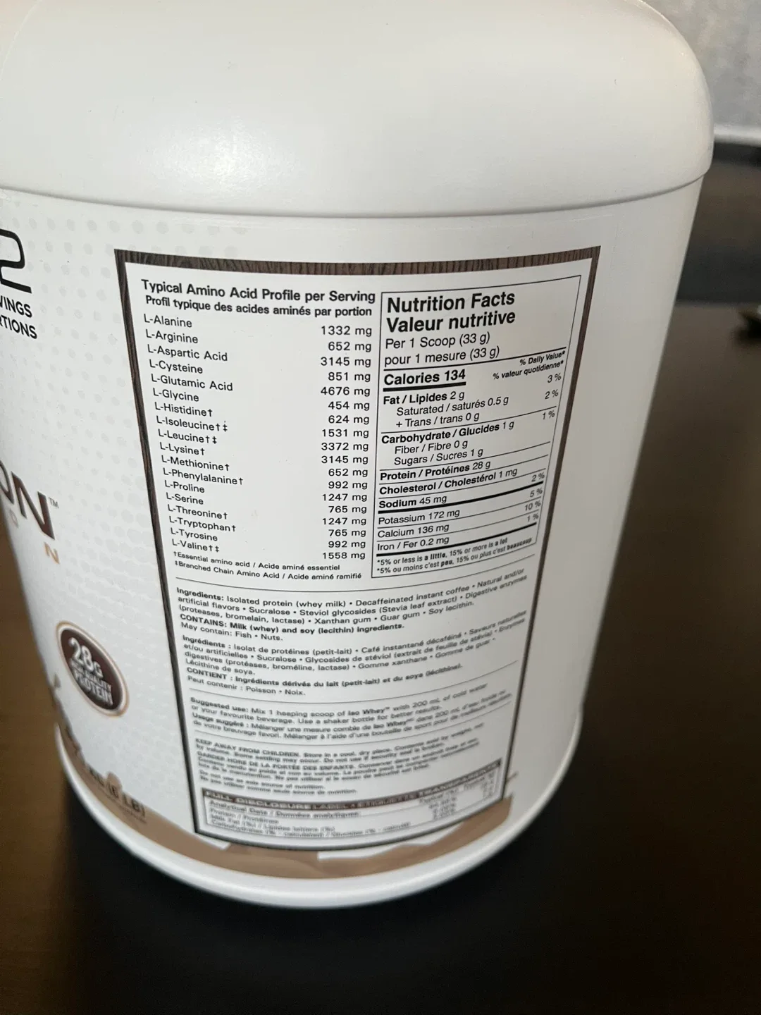 Revolution Nutrition Iso Whey - Iced Cappuccino image indicator(3)