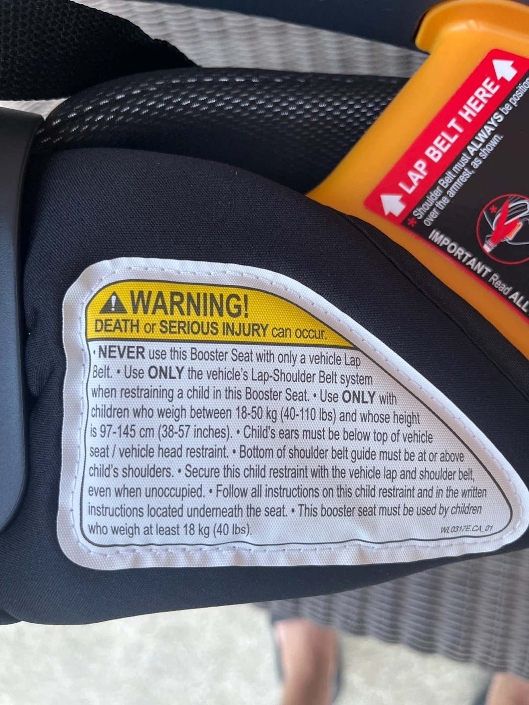 Chicco GoFit Backless Booster Car Seat 🥕 - photo 2