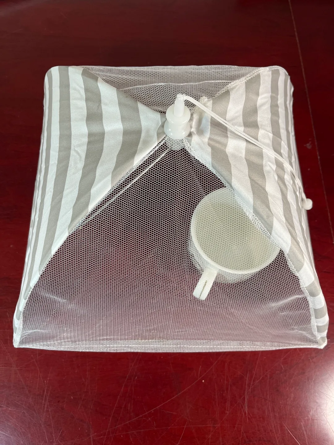 Collapsible Food Cover Tent - Striped image indicator(2)