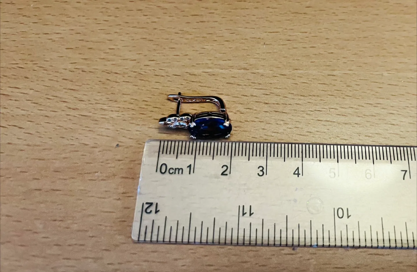 Purple zircon Drop Earrings. Amethyst inspired image indicator(4)