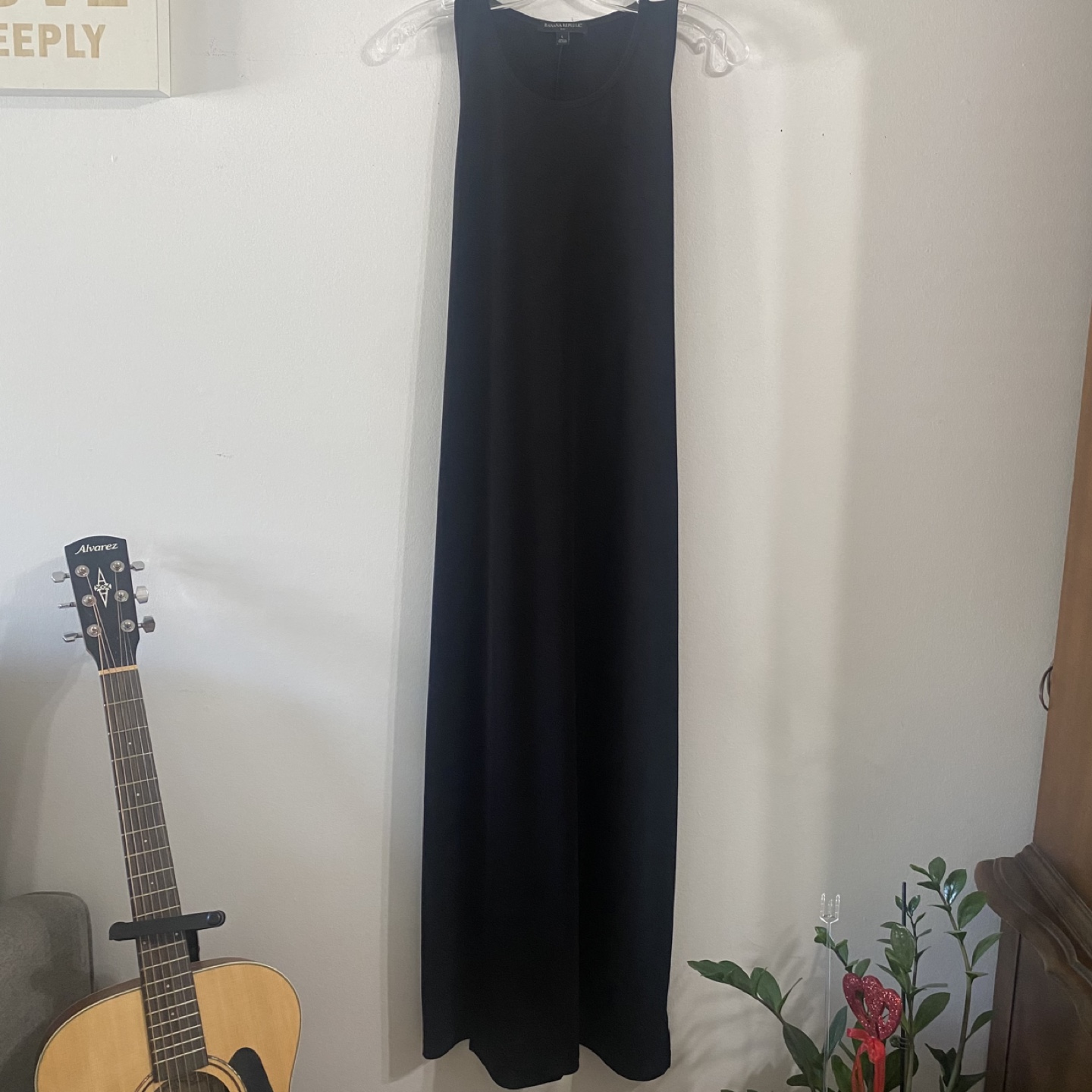 Banana Republic Black Maxi Dress - Size L