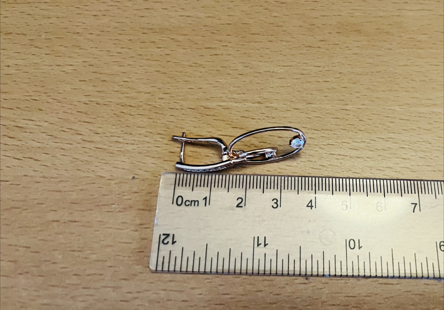 Rose Gold Dangle Earrings. Gold plated - photo 4