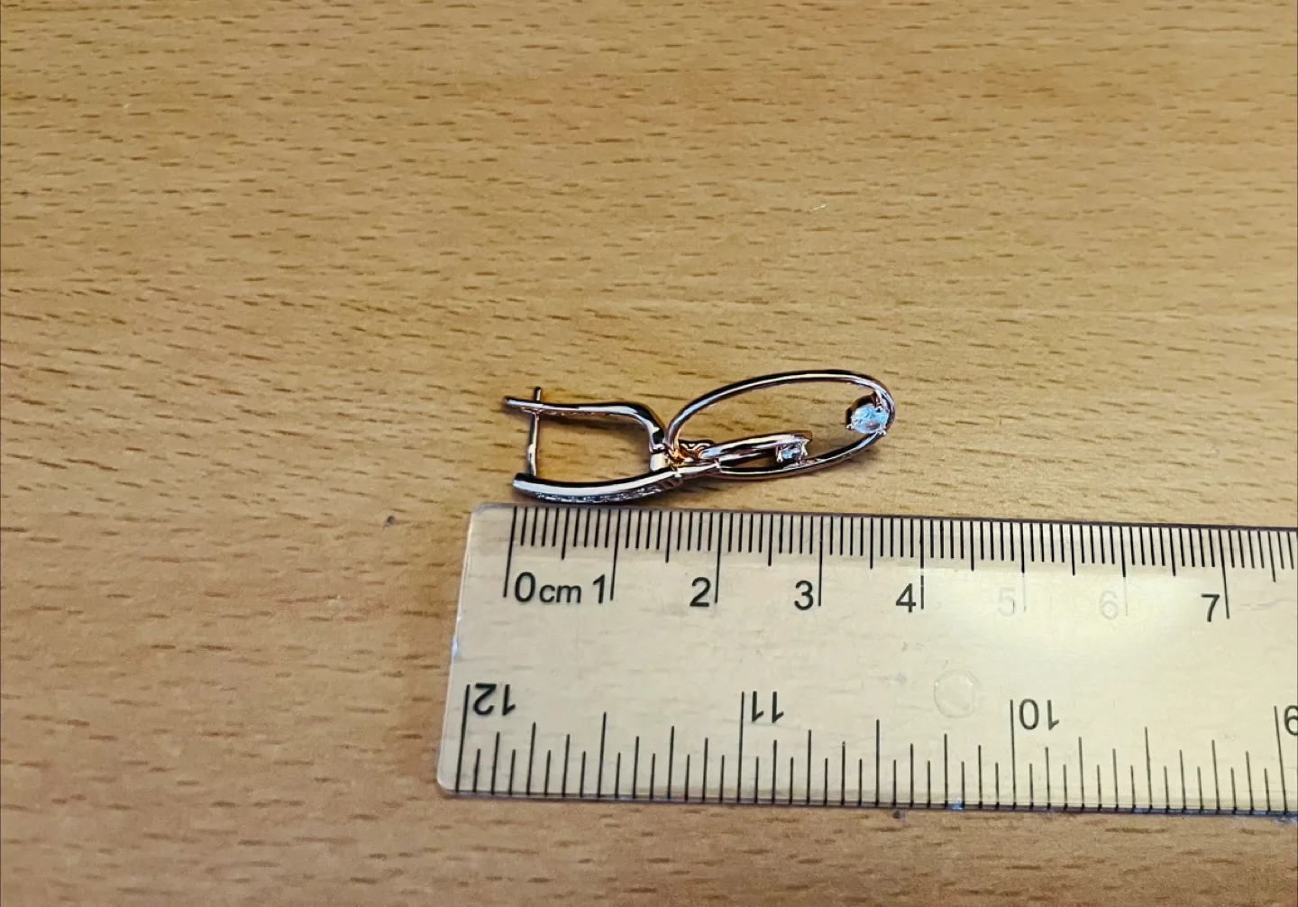 Rose Gold Dangle Earrings. Gold plated image indicator(4)