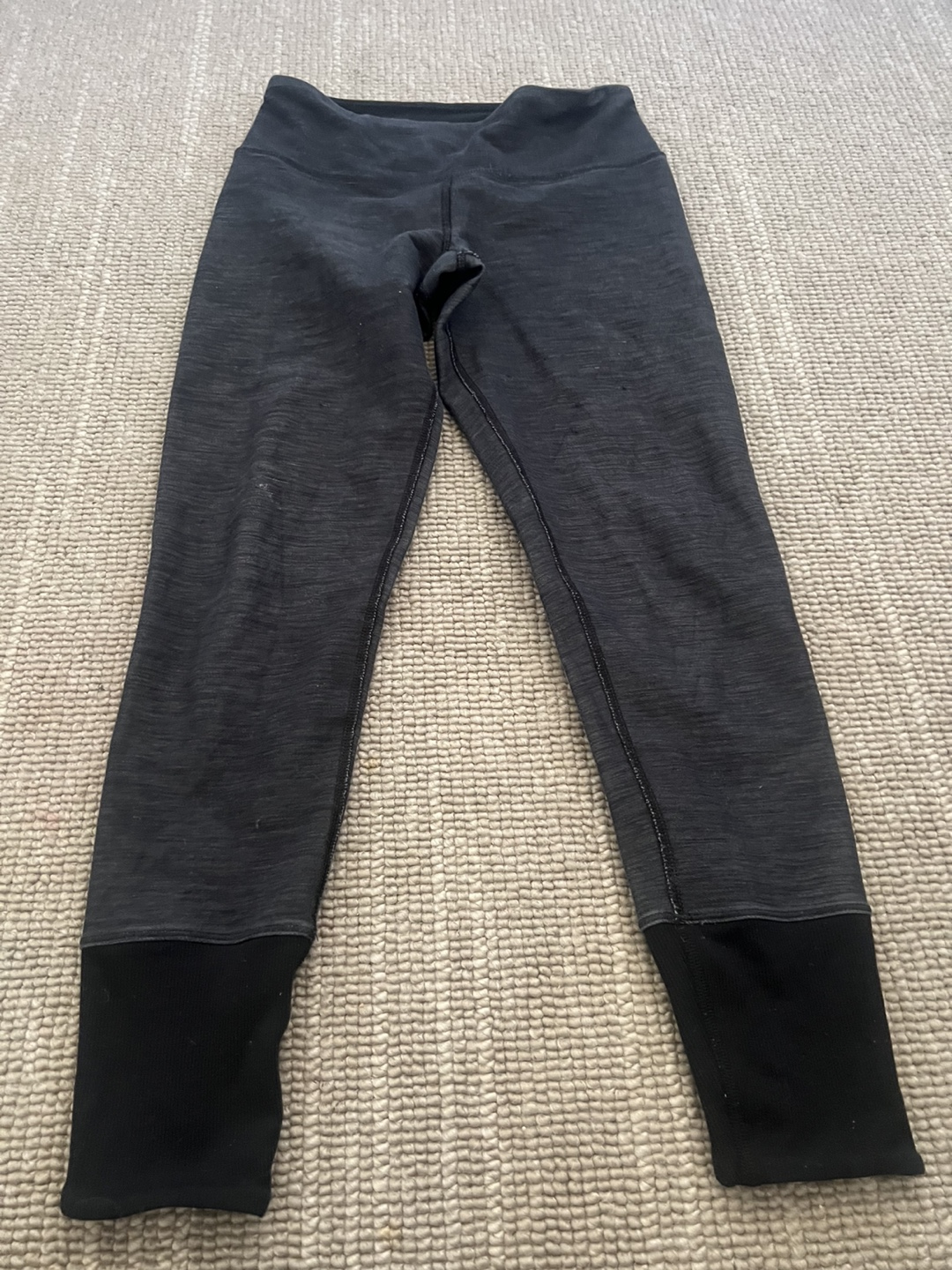 Lululemon Black & Grey Heathered Leggings - photo 2