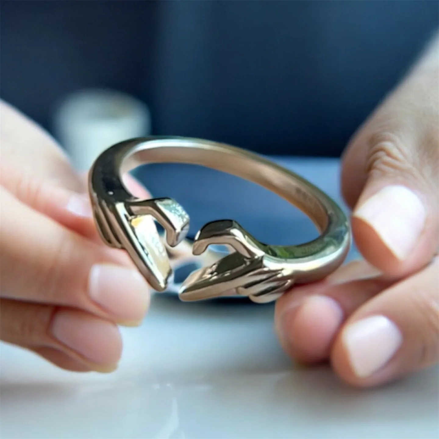 Heart ring  - Adjustable thumbnail