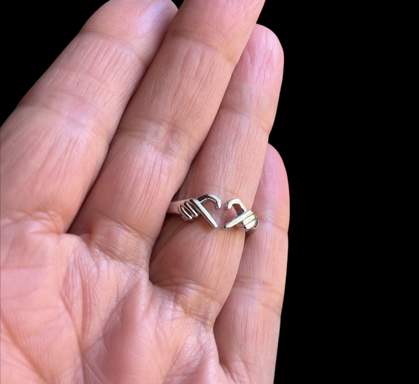 Heart ring  - Adjustable - photo 2