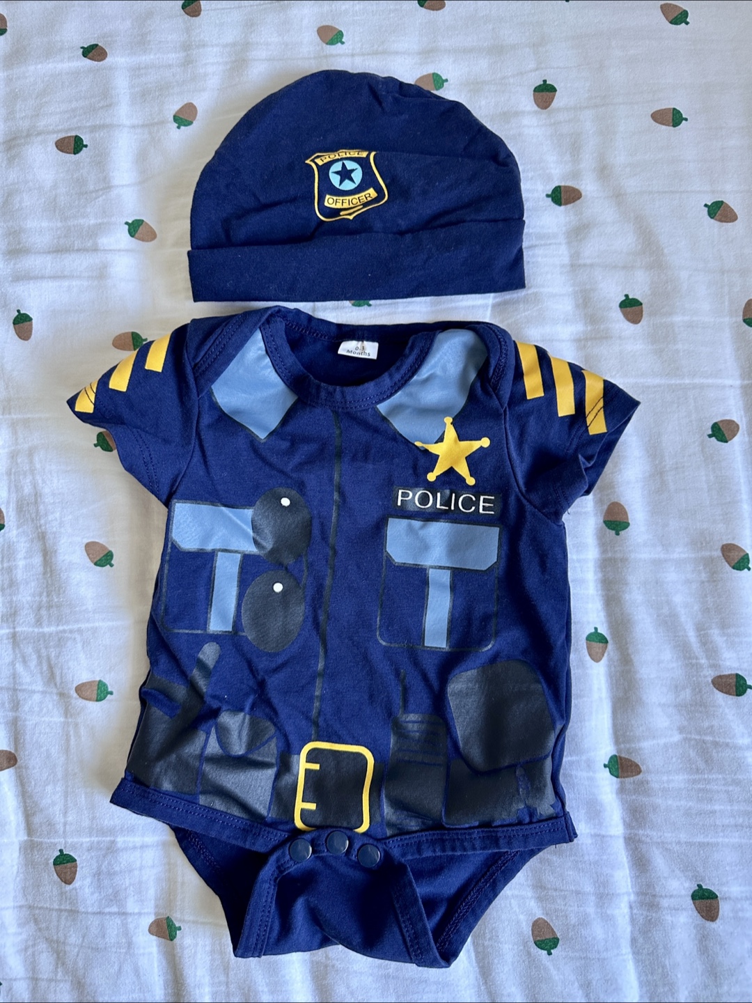 Baby Halloween Costumes - Police & Avocado