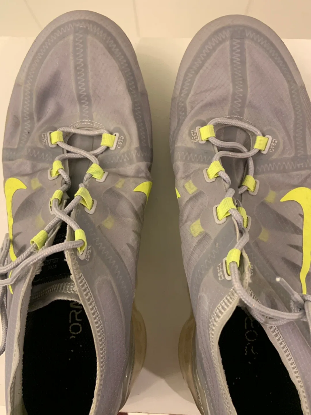 Nike Air Vapormax 2019 Gray/Yellow Shoes thumbnail