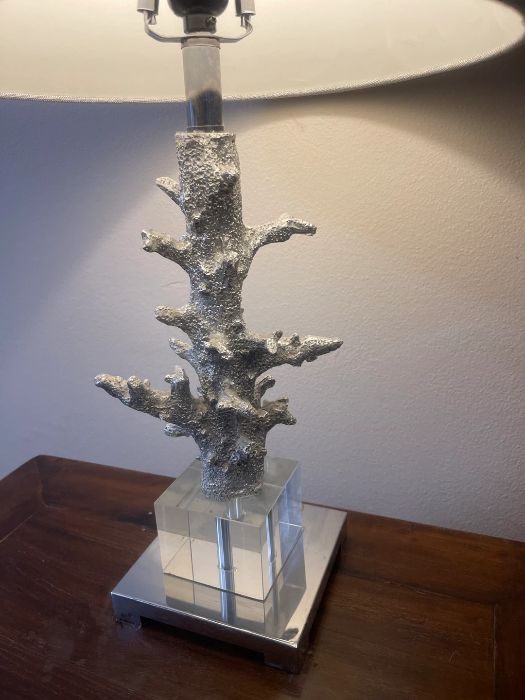 Silver Coral Table Lamp - Set of 2 - photo 2