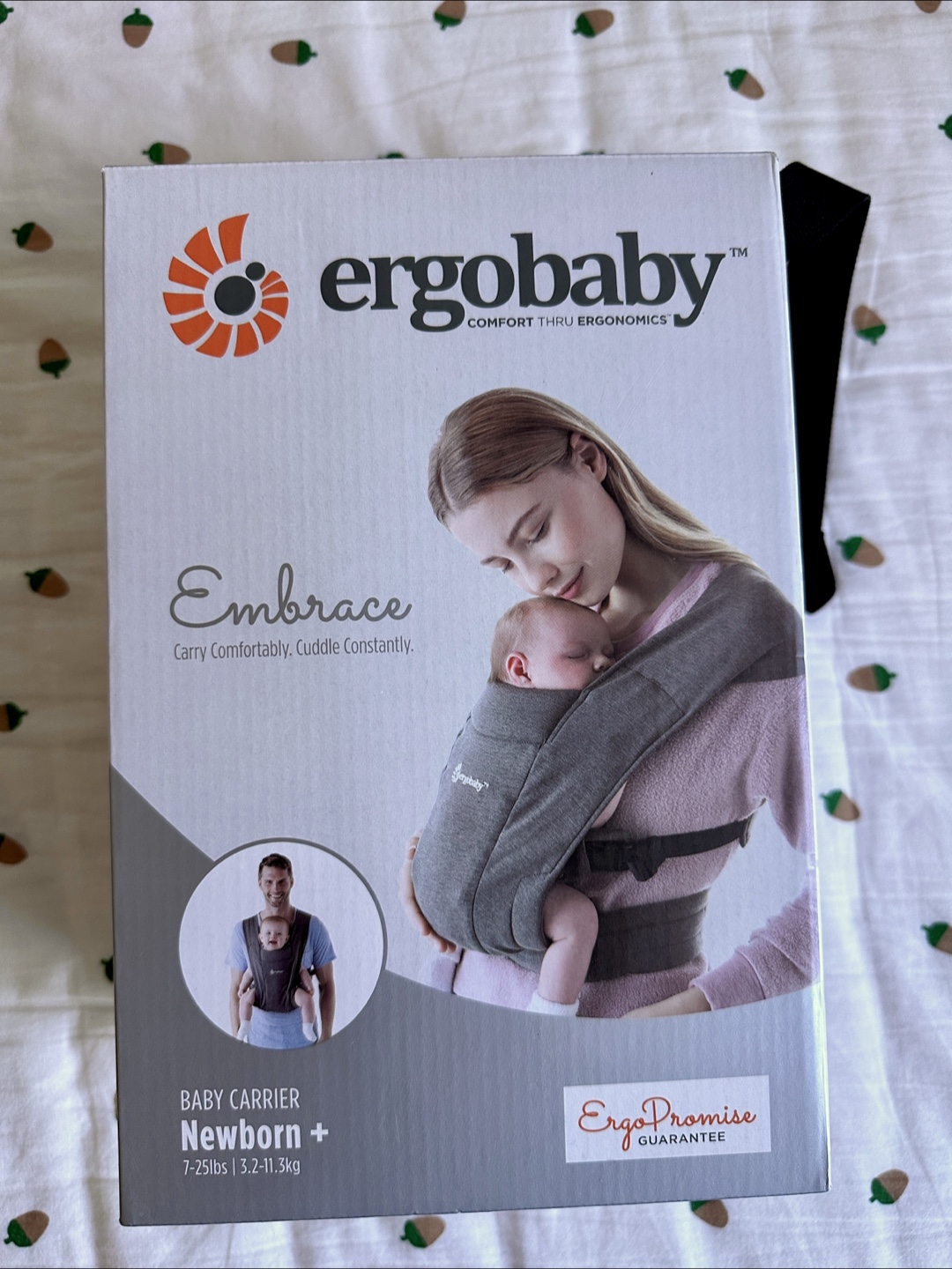 Ergobaby Embrace Newborn + Baby Carrier - Grey - photo 3