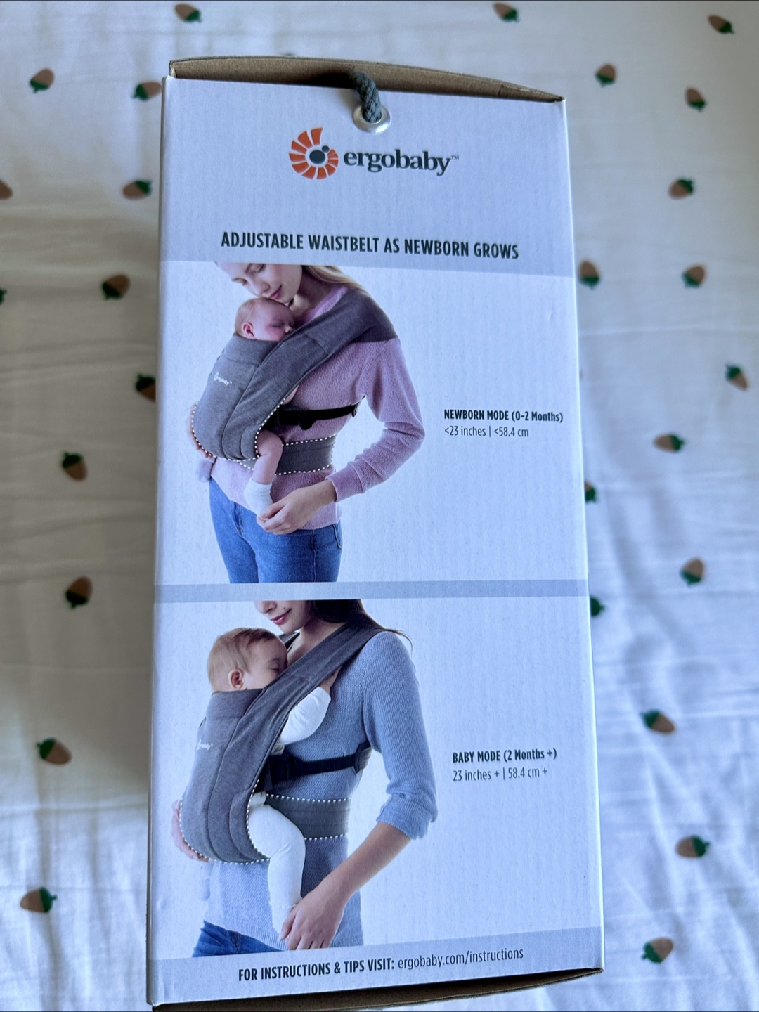 Ergobaby Embrace Newborn + Baby Carrier - Grey - photo 4
