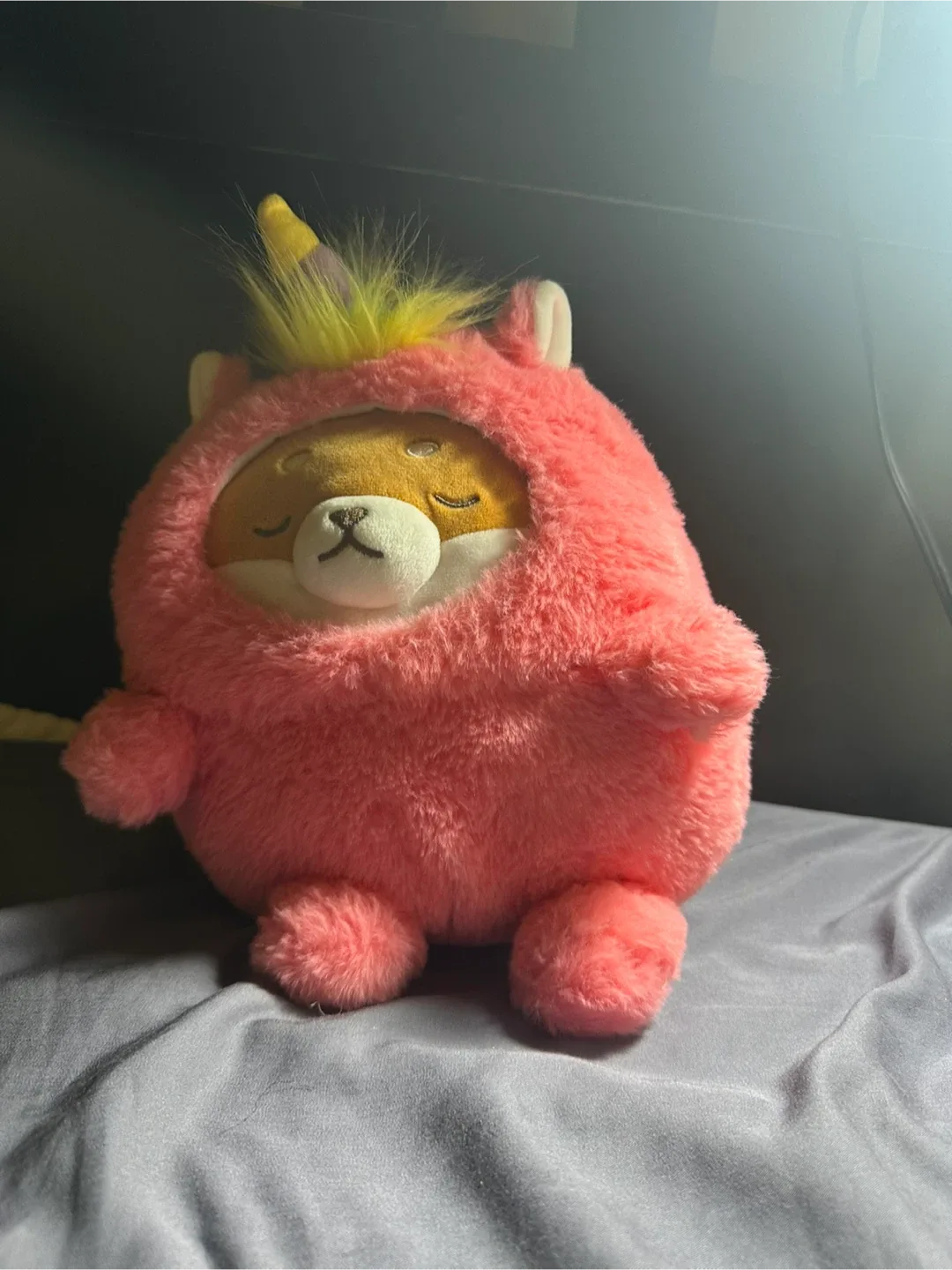 Pink Unicorn Costume Plush Toy thumbnail
