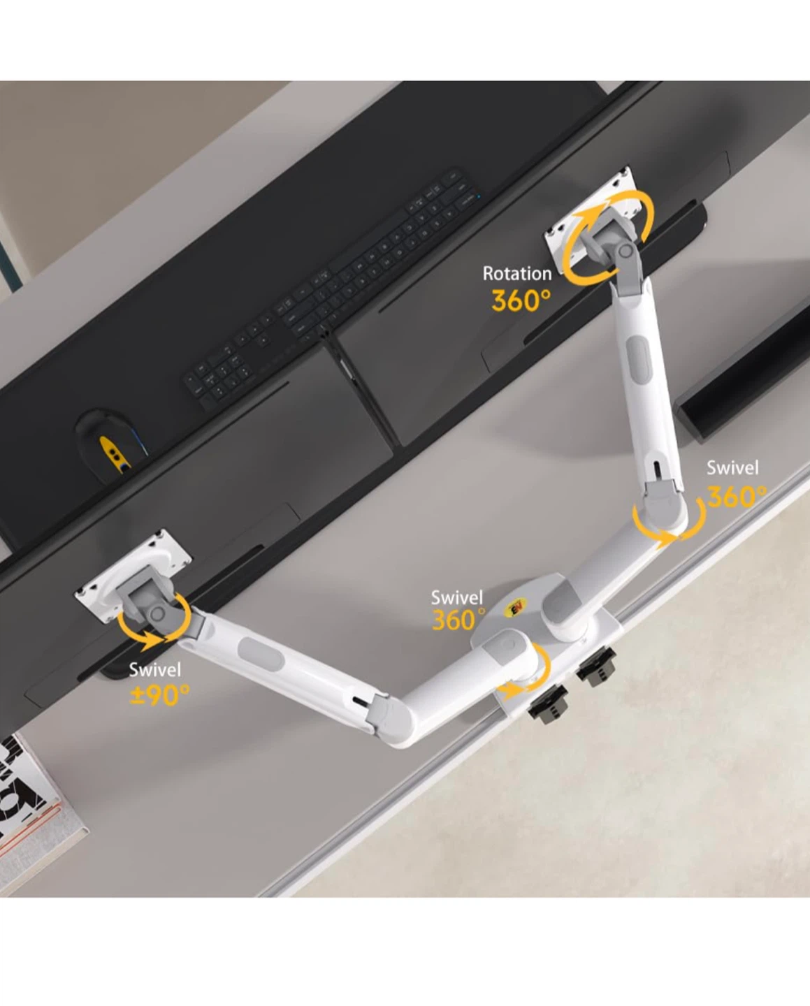NB Dual Monitor Desk Mount Stand - photo 2