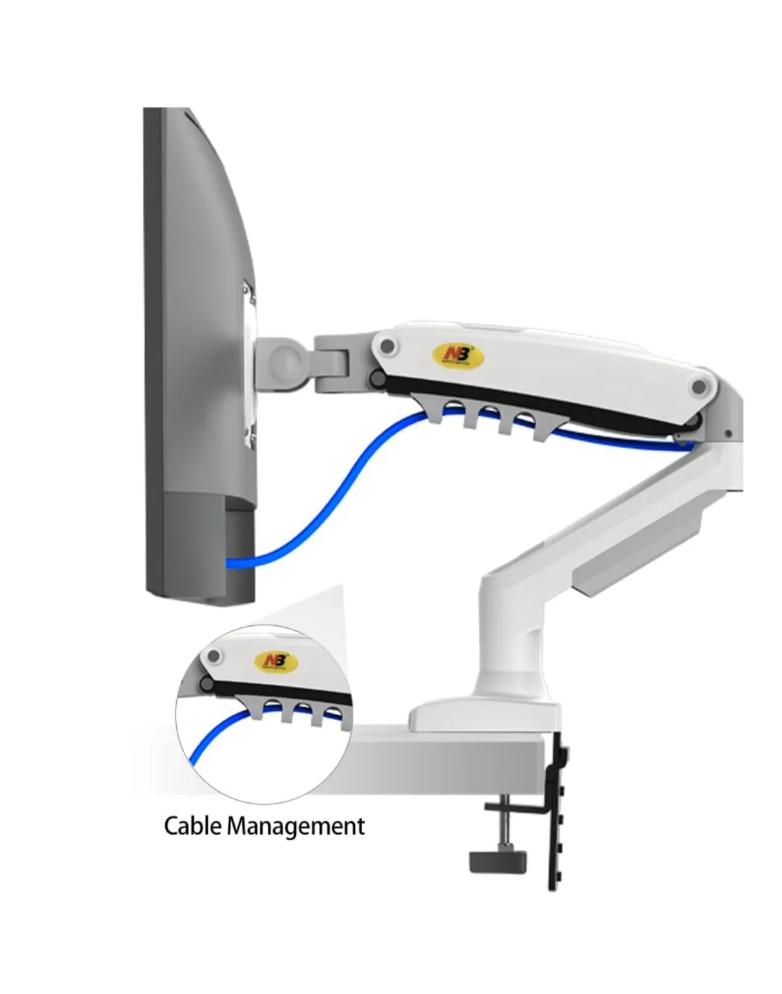 NB Dual Monitor Desk Mount Stand image indicator(3)