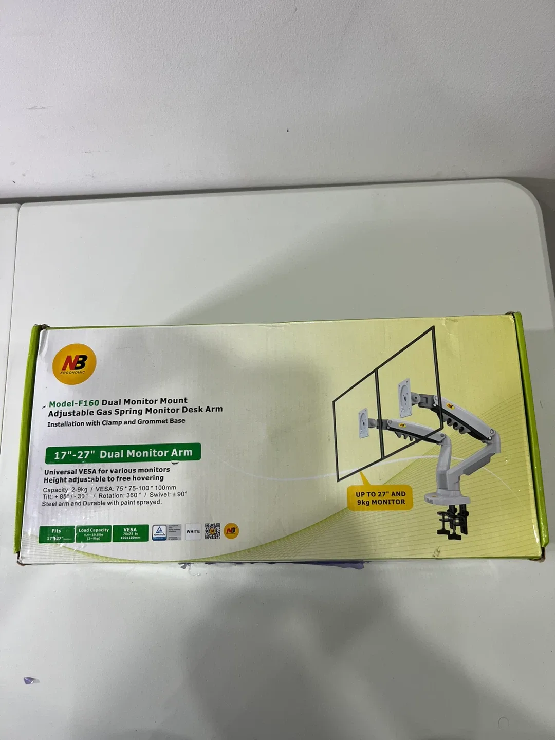 NB Dual Monitor Desk Mount Stand image indicator(7)