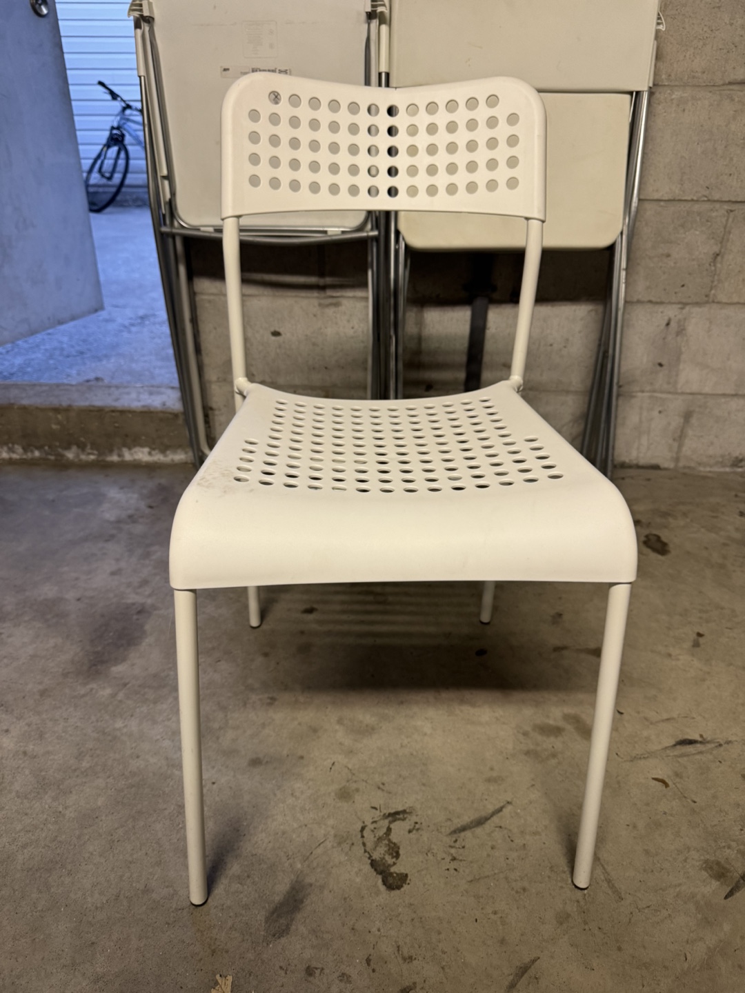 White IKEA Chair