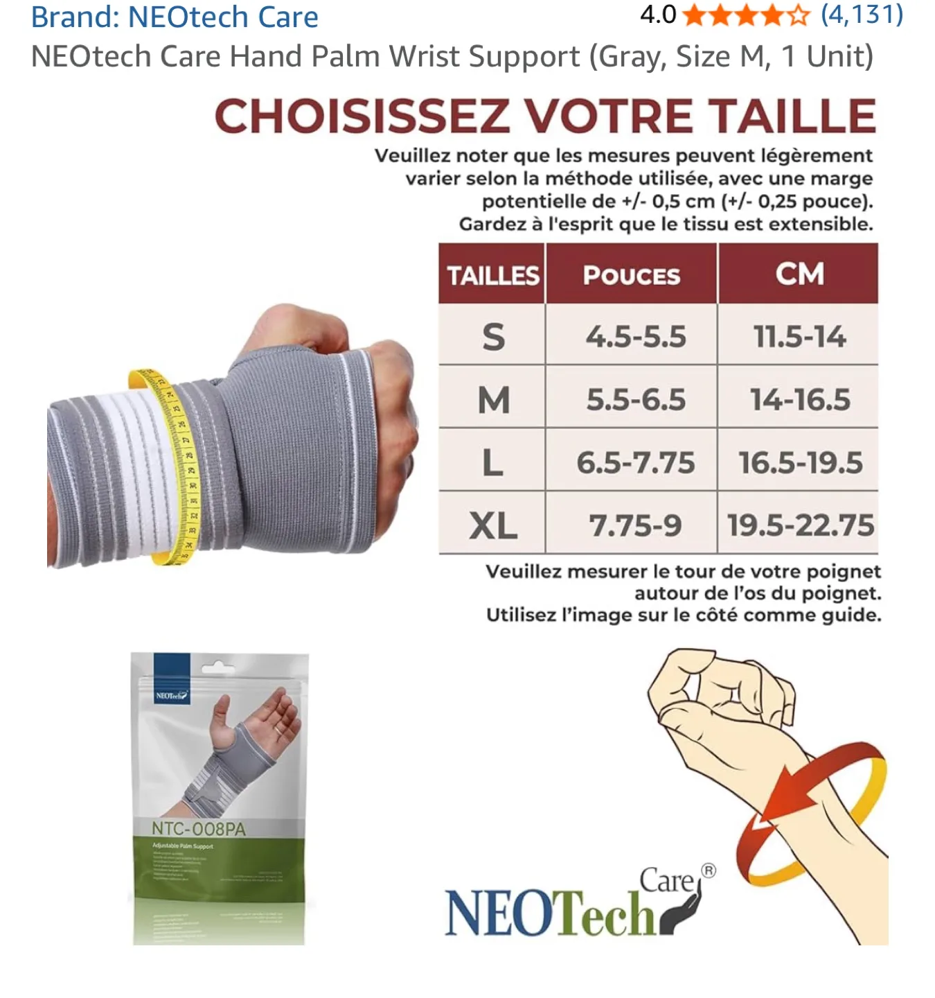 Adjustable Wrist and Palm Support image indicator(3)