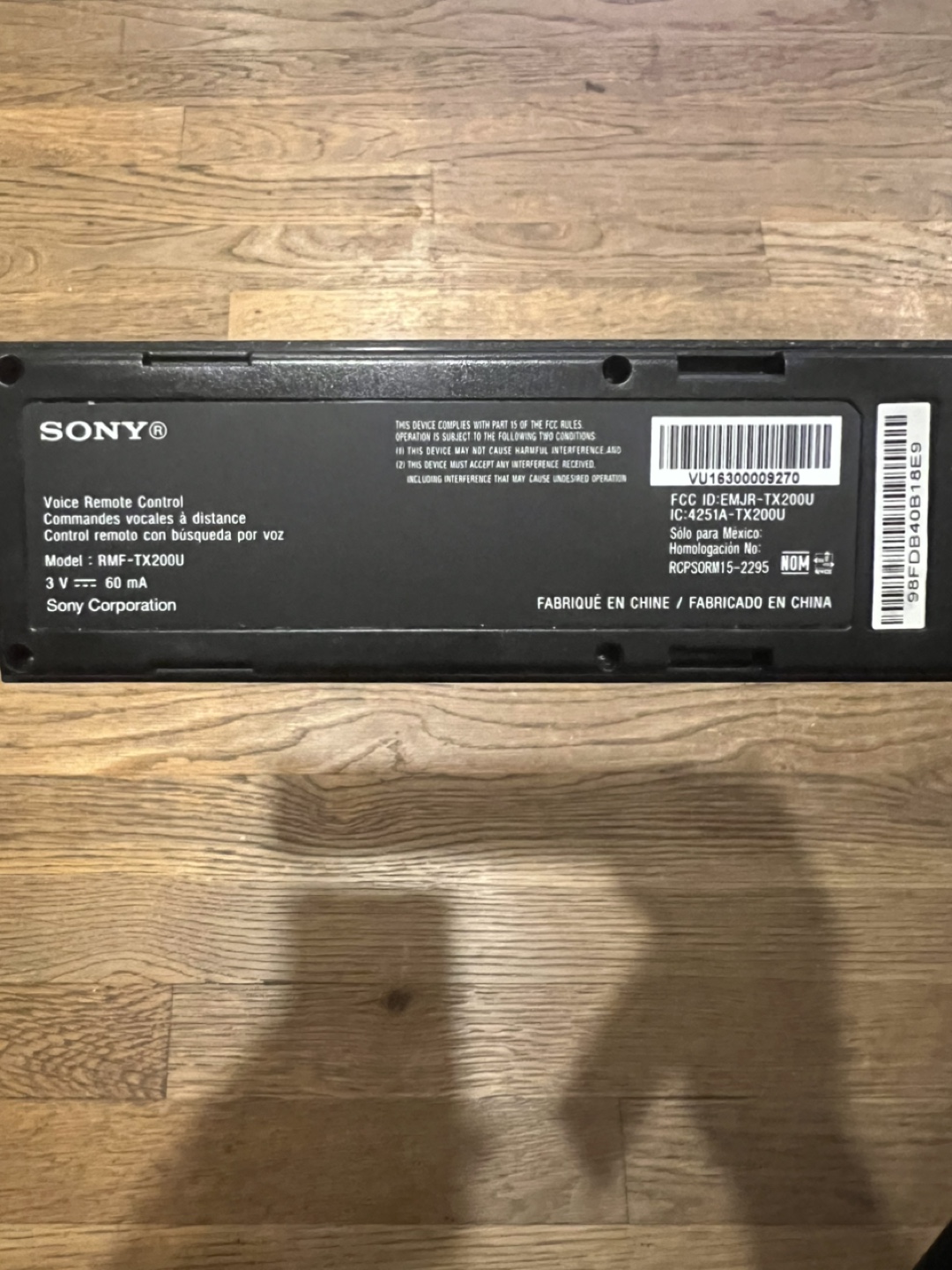 Sony RMF-TX200U Voice Remote Control - photo 2
