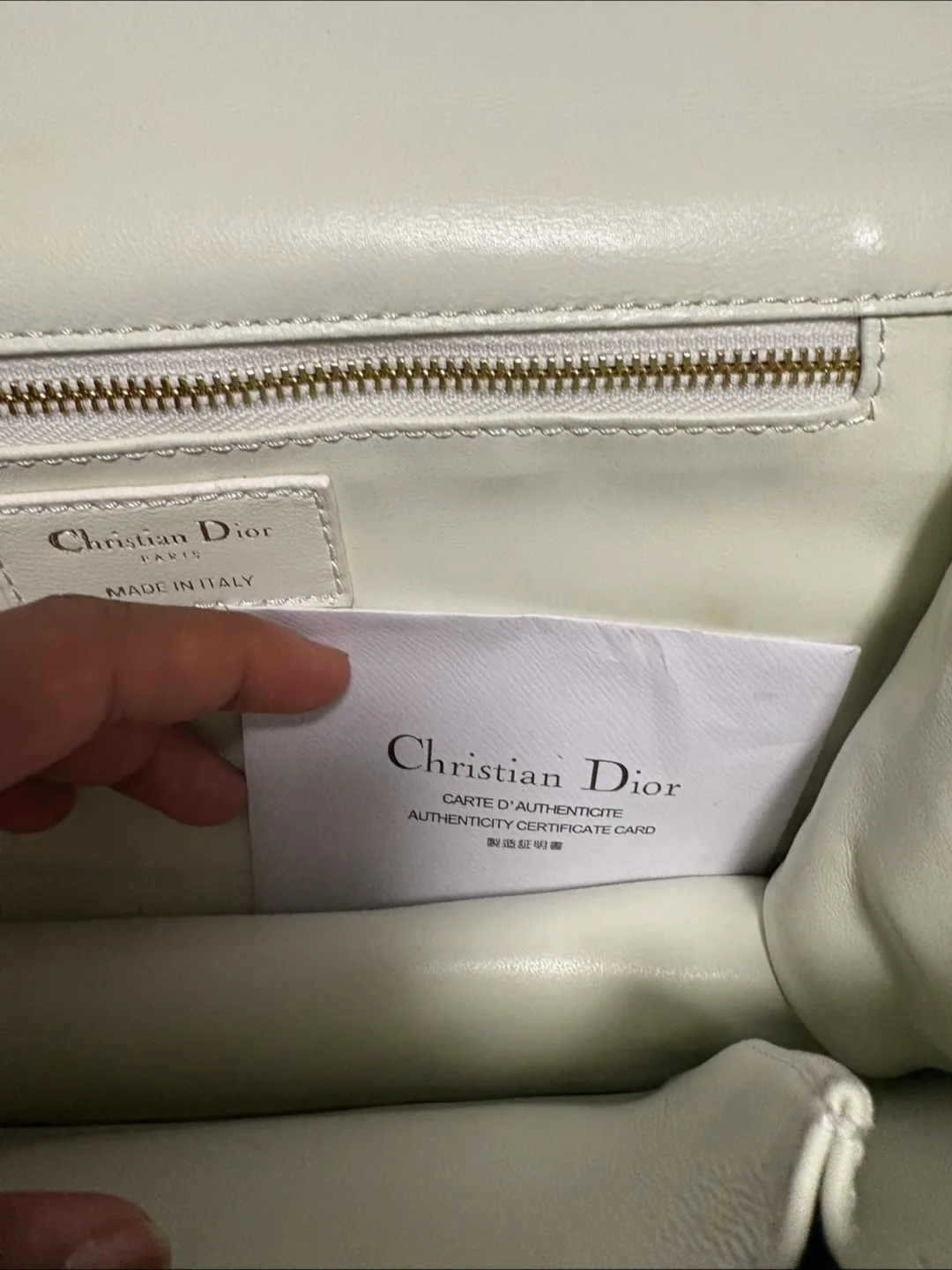 Christian Dior 30 Montaigne Chain Bag - White image indicator(4)