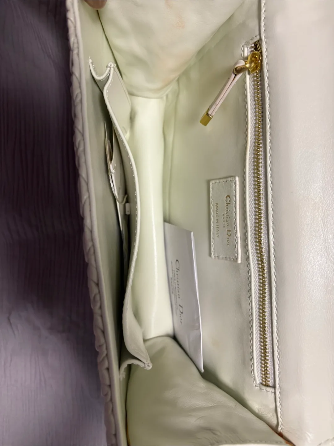 Christian Dior 30 Montaigne Chain Bag - White image indicator(3)