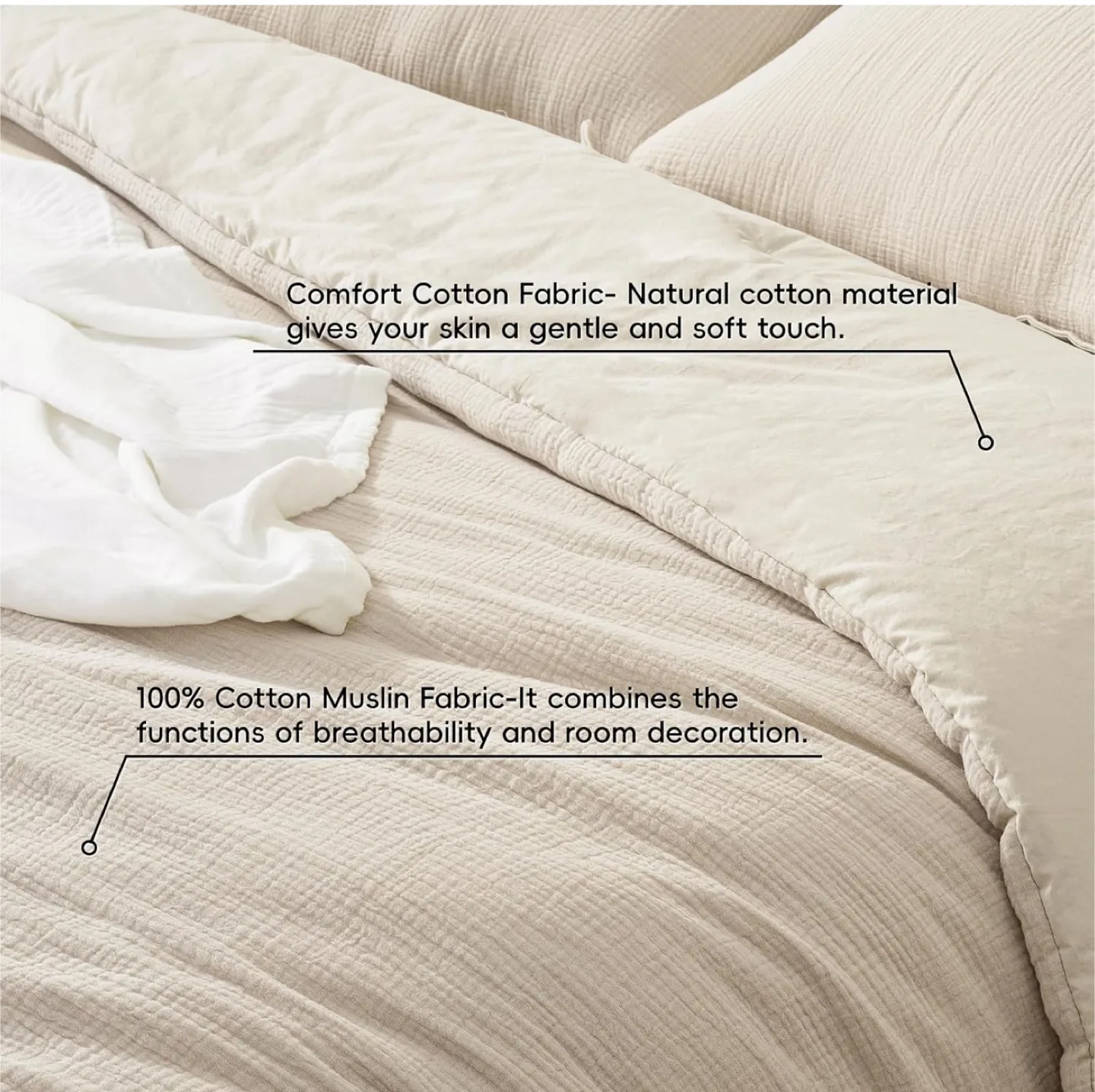 Kasentex King Size Comforter Set - Brown image indicator(3)