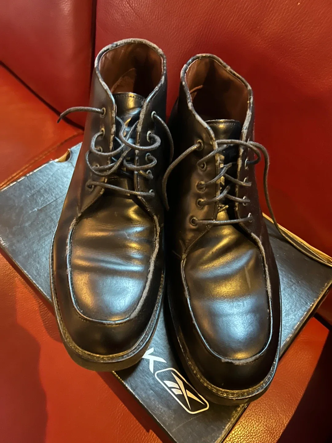 Rockport Men's Black Leather Dress Shoes thumbnail