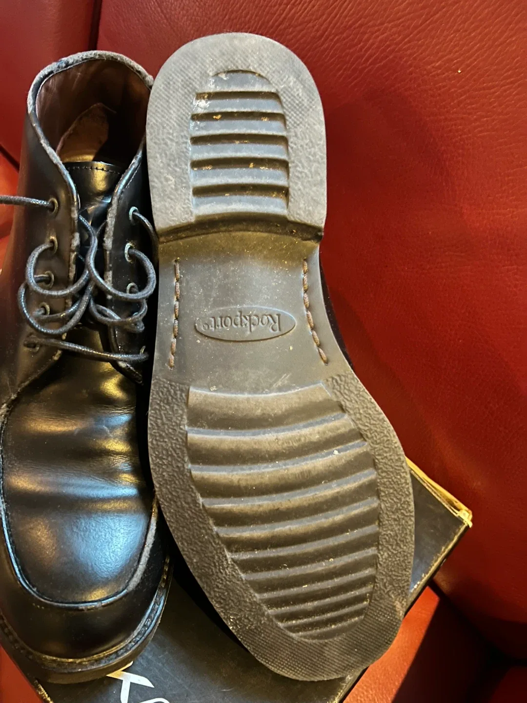 Rockport Men's Black Leather Dress Shoes image indicator(2)