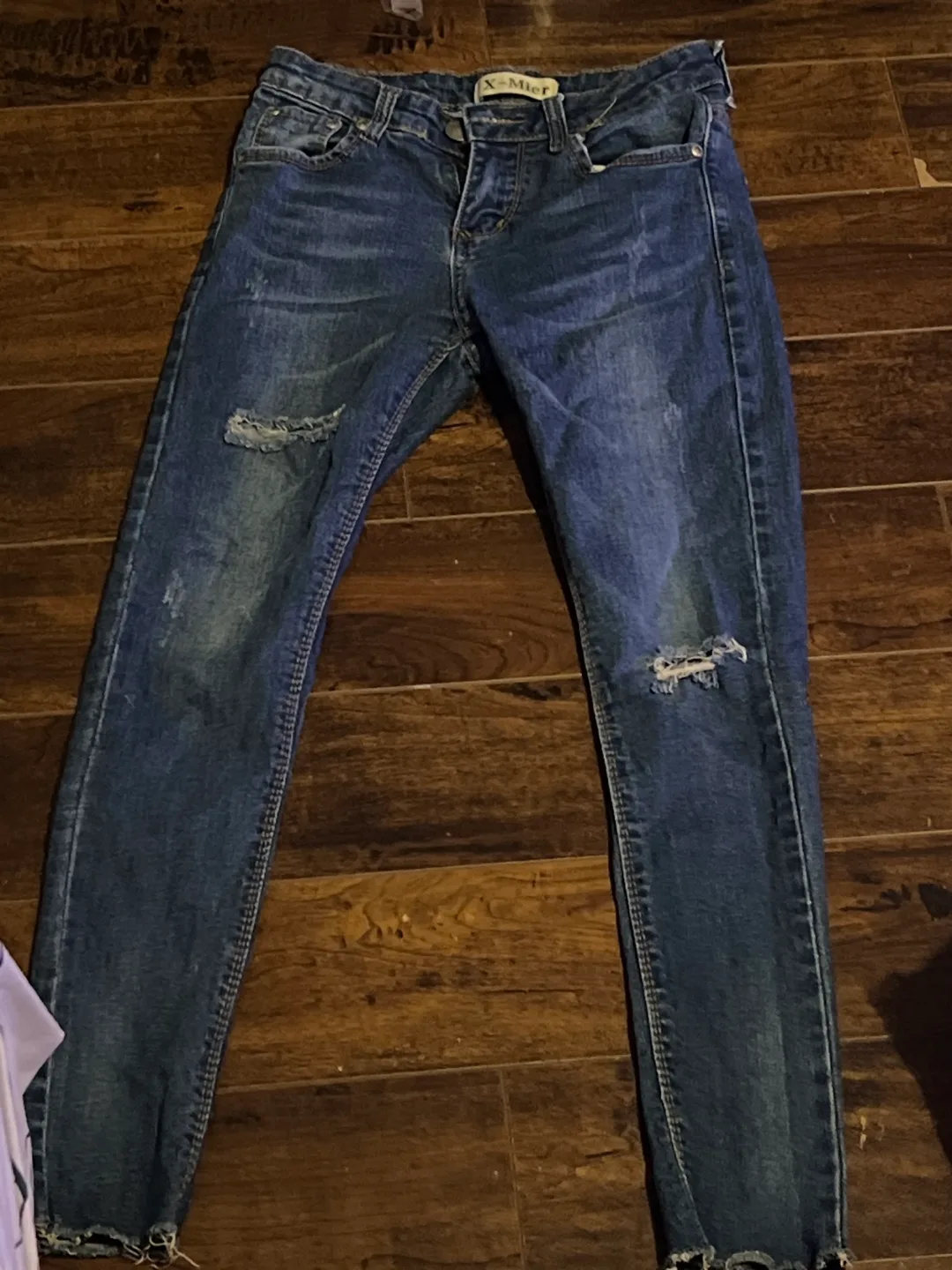 X-Mier Distressed Denim Jeans thumbnail