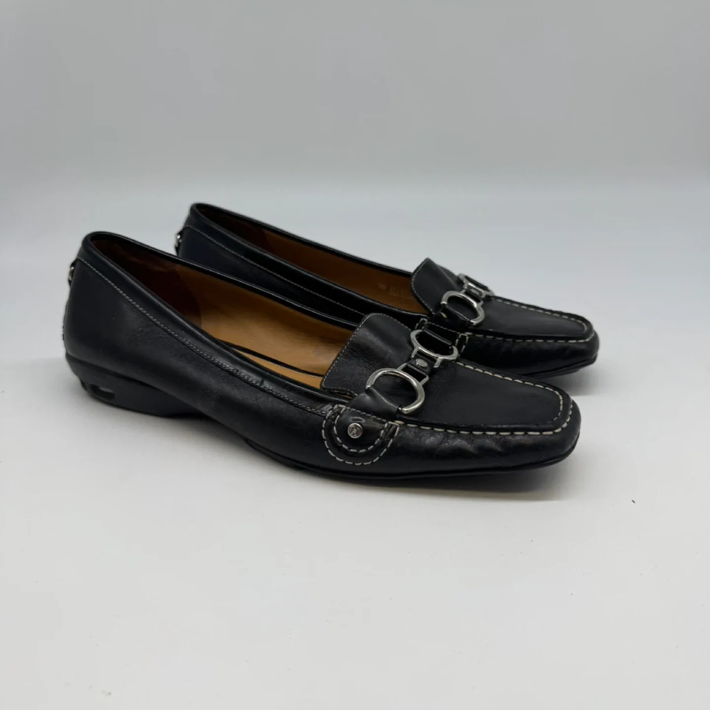 Cole Haan Nike Air Black Leather Loafers – Size 10 (Like New) thumbnail