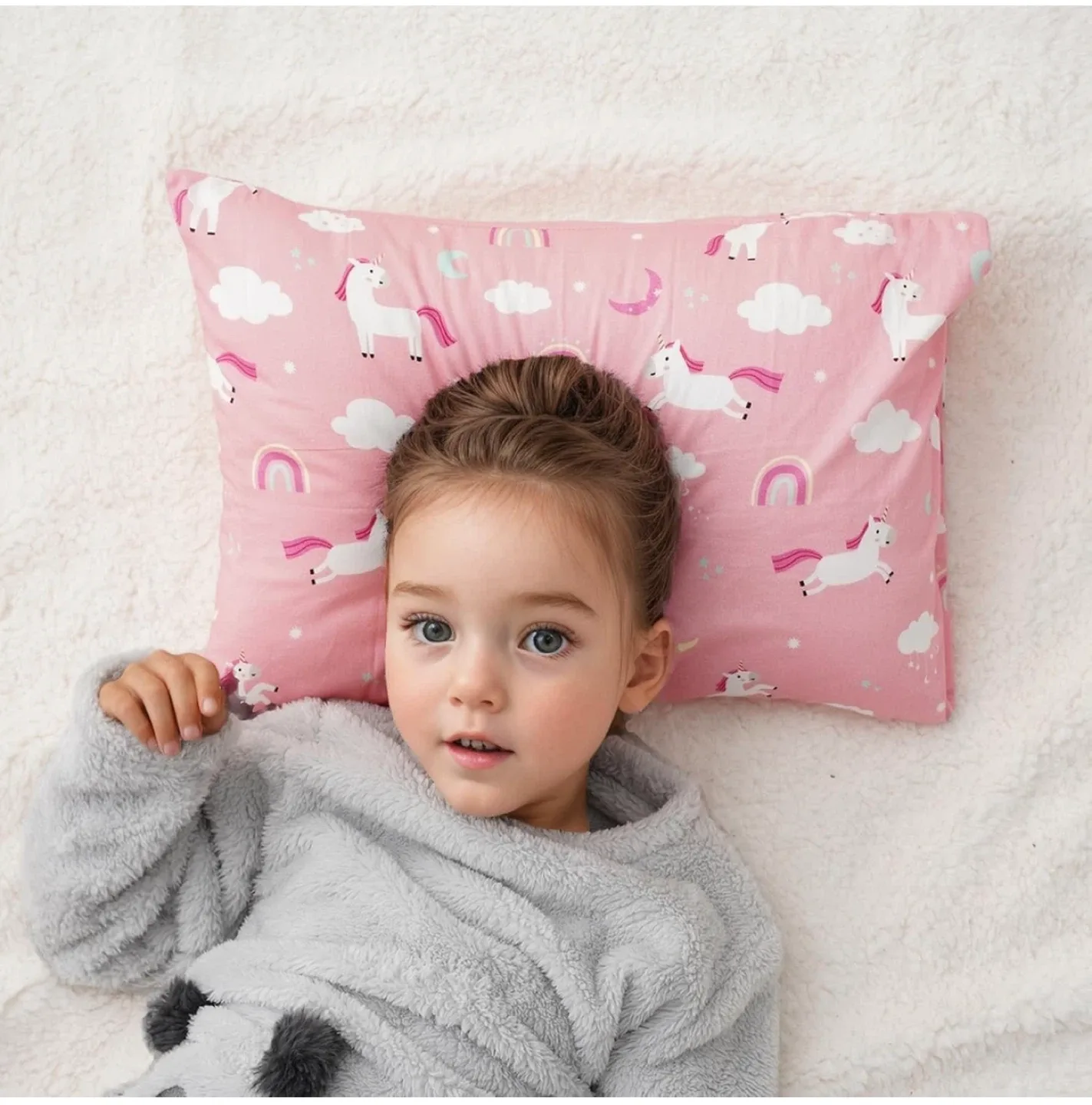 Pink Unicorn Toddler Pillow image indicator(6)