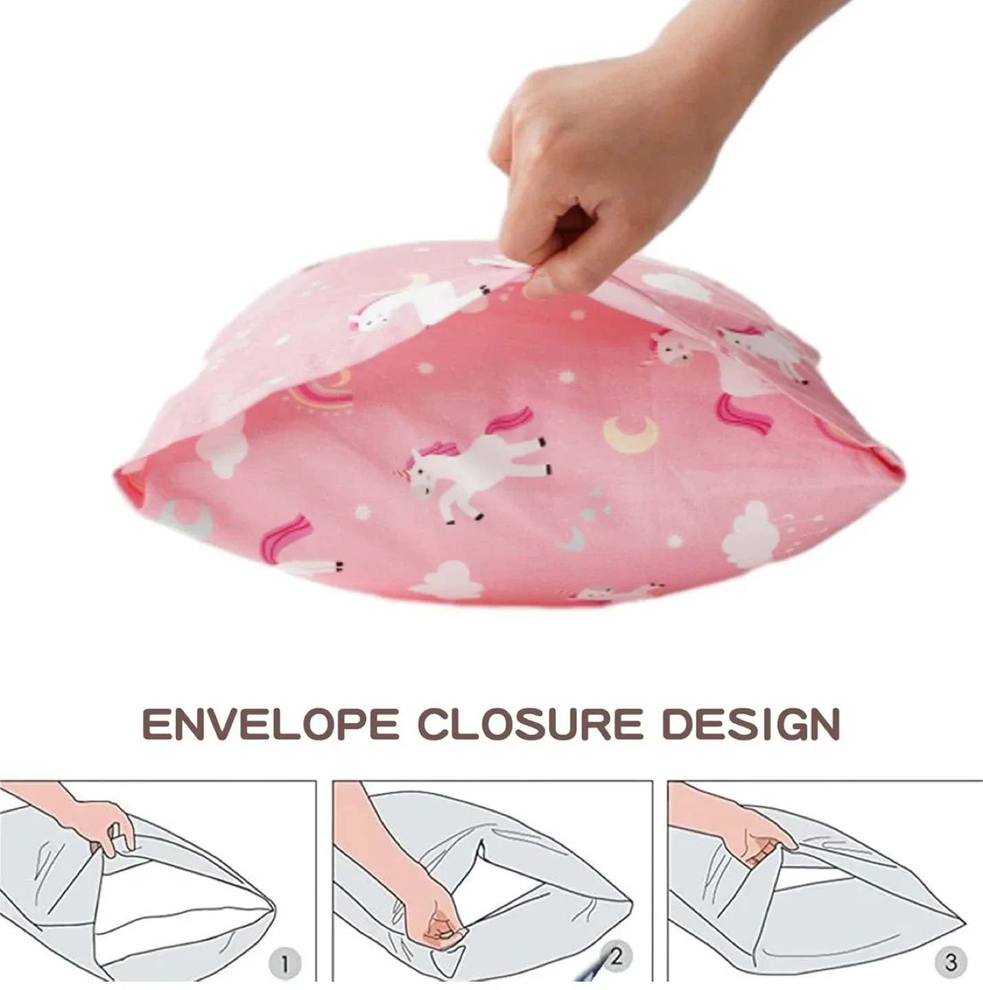 Pink Unicorn Toddler Pillow image indicator(5)