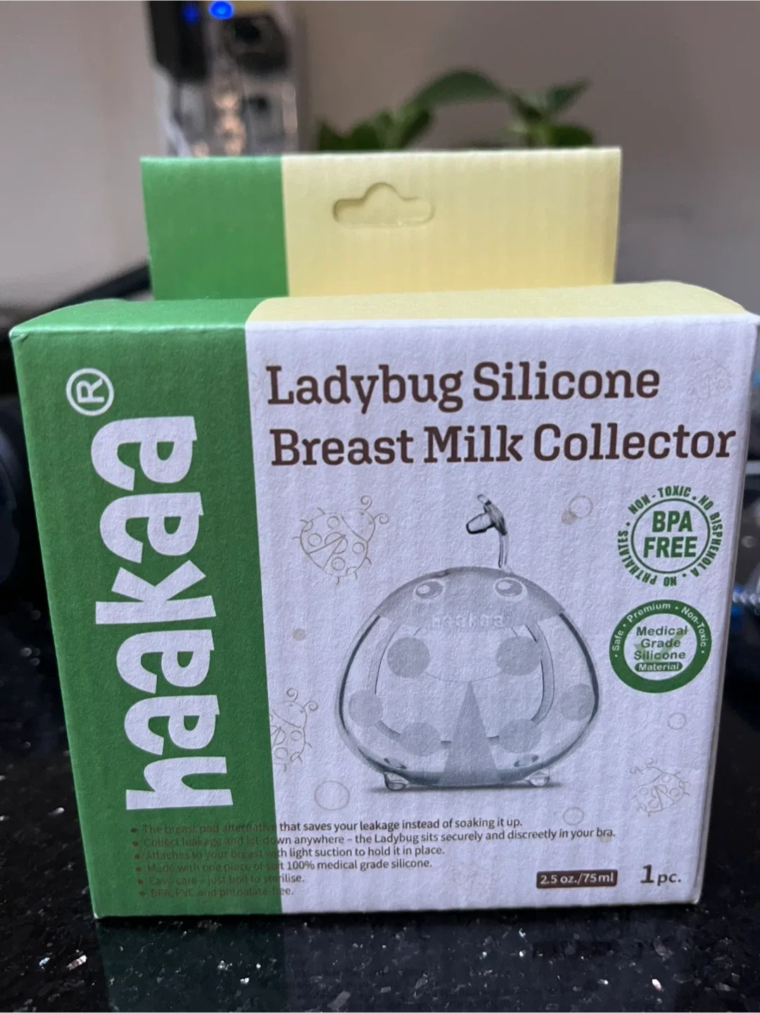 Haakaa Ladybug Silicone Breast Milk Collector thumbnail