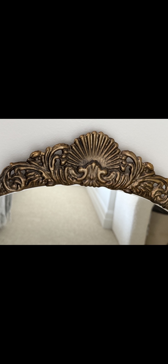 Ornate Round Wall Mirror from Urban Barn - photo 2