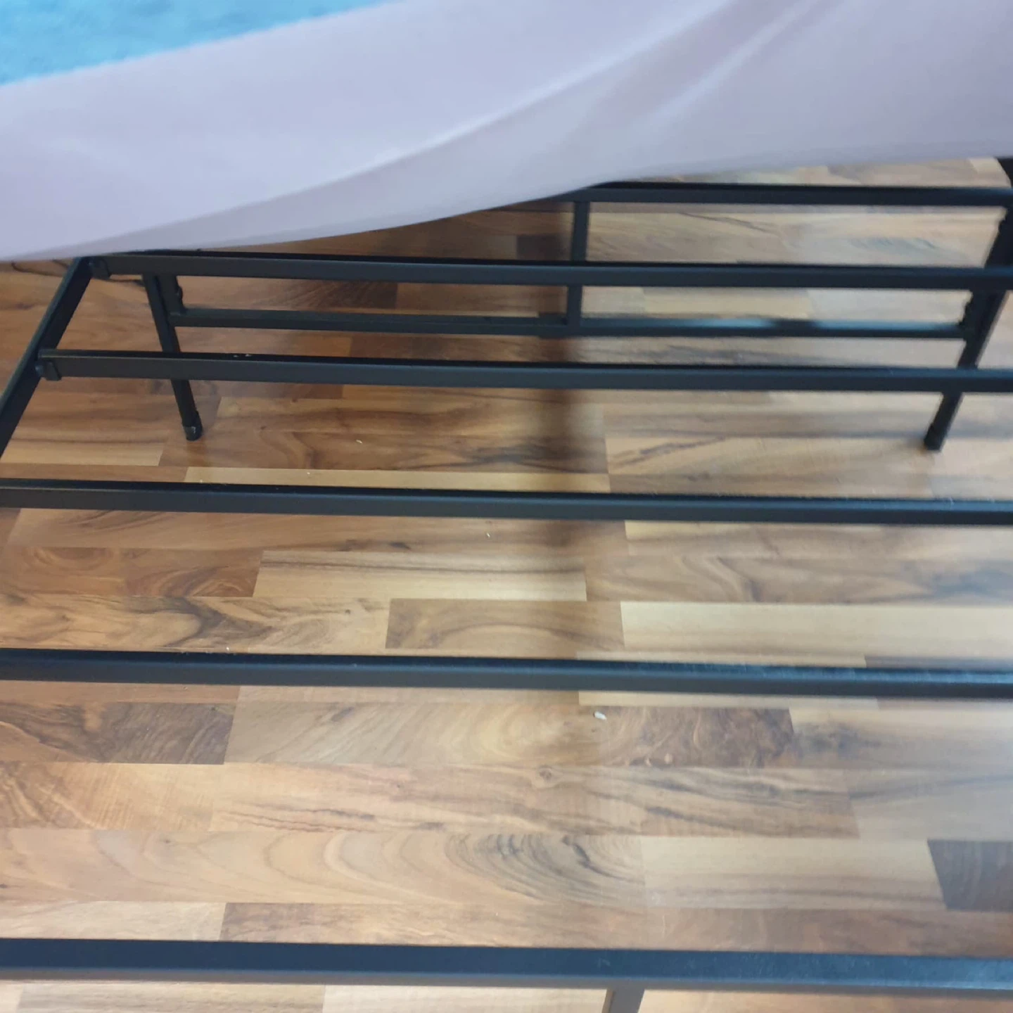 Black Metal Bed Frame - photo 2